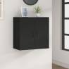 Wall Cabinet Black 60x31x60 cm Engineered Wood Colour black Quantity in Package 1 Number of 