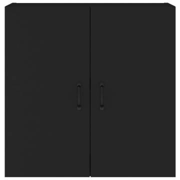 Wall Cabinet Black 60x31x60 cm - Stylish Storage Solution