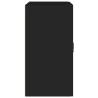 Wall Cabinet Black 60x31x60 cm - Stylish Storage Solution