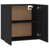 Wall Cabinet Black 60x31x60 cm - Stylish Storage Solution