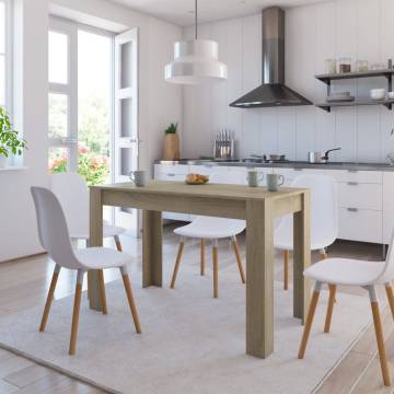 Sonoma Oak Dining Table - 120x60 cm | Hipomarket UK