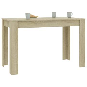 Sonoma Oak Dining Table - 120x60 cm | Hipomarket UK