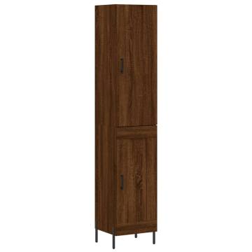 Elegant Highboard Brown Oak – Stylish Storage Cabinet