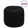 Work Rope Black 10 mm 100 m Polyester Colour black Quantity in Package 1 Length 100 m Diameter 10 mm 