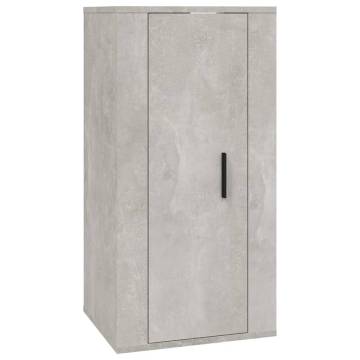 3 Piece TV Cabinet Set – Concrete Grey Engineered Wood