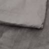 Weighted Blanket with Cover - Grey 155x220 cm | Hipomarket