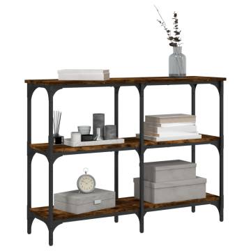 Elegant Smoked Oak Console Table - Stylish & Durable