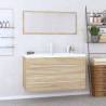 3 Piece Bathroom Furniture Set Sonoma Oak - Stylish & Practical