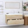 3 Piece Bathroom Furniture Set Sonoma Oak - Stylish & Practical