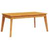 Garden Dining Table 100x55 cm - Solid Acacia Wood