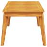 Garden Dining Table 100x55 cm - Solid Acacia Wood