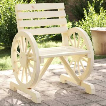 Garden Chairs - 2 pcs Solid Wood Fir | Hipomarket UK