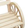 Garden Chairs - 2 pcs Solid Wood Fir | Hipomarket UK