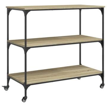 Kitchen Trolley Sonoma Oak - Stylish & Functional Storage Solution