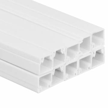 30x15 mm PVC Cable Trunking - 10 m | HipoMarket UK