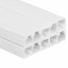 30x15 mm PVC Cable Trunking - 10 m | HipoMarket UK