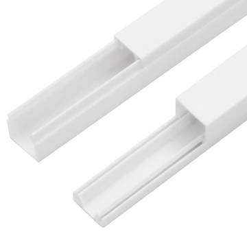 30x15 mm PVC Cable Trunking - 10 m | HipoMarket UK