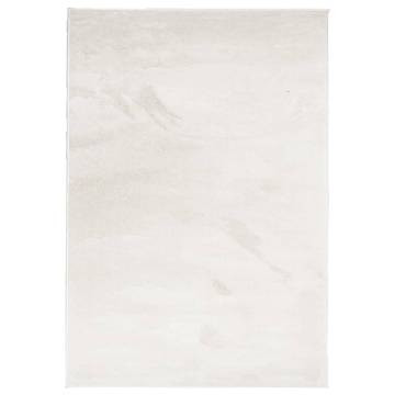 OVIEDO Beige Short Pile Rug 120x170 cm - Soft & Durable