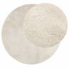 Rug OVIEDO Short Pile Beige Ø 80 cm - Stylish & Comfortable