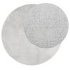 Rug OVIEDO Short Pile Grey Ø 240 cm | Stylish Home Decor