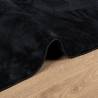 Rug OVIEDO Short Pile Black 200x200 cm - Stylish Comfort