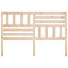 Stylish Solid Wood Pine Bed Headboard - 166x4x100 cm