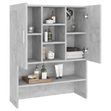 Washing Machine Cabinet in Concrete Grey - Stylish Storage