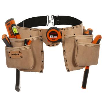 Toolpack Double-Pouch Pro Tool Belt Elite - Beige