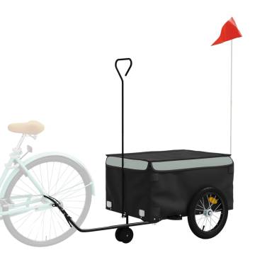 Sturdy 45 kg Bike Trailer in Black & Grey – Hipomarket