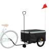 Sturdy 45 kg Bike Trailer in Black & Grey – Hipomarket