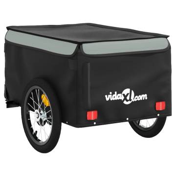 Sturdy 45 kg Bike Trailer in Black & Grey – Hipomarket