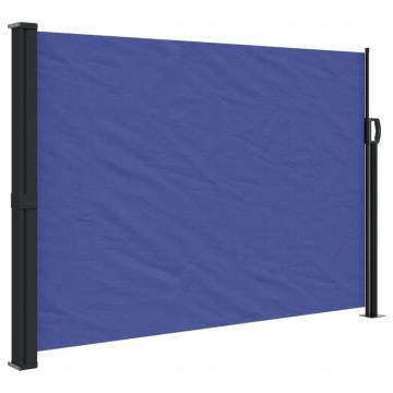 Retractable Side Awning Blue 140x600 cm - Privacy & UV Protection