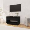 TV Cabinet Black 70x41x44 cm - Stylish Storage Solution