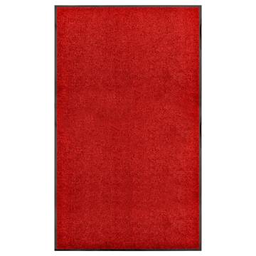 Washable Red Doormat 90x150 cm - Indoor/Outdoor Mats