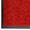 Washable Red Doormat 90x150 cm - Indoor/Outdoor Mats