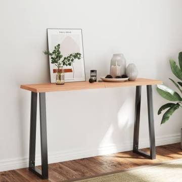 Light Brown Solid Oak Table Top - Live Edge & Versatile Design