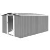 Garden Shed 257x392x181 cm Metal Grey Colour grey Size 257 x 392 x 181 cm Quantity in Package 1 