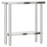 Stainless Steel Kitchen Work Table - 82.5x30x85 cm