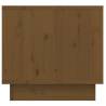 Stylish Honey Brown Bedside Cabinet - Solid Pine Wood