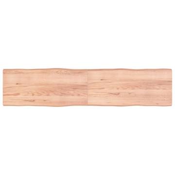 Light Brown Solid Wood Table Top - 220x50cm | HipoMarket