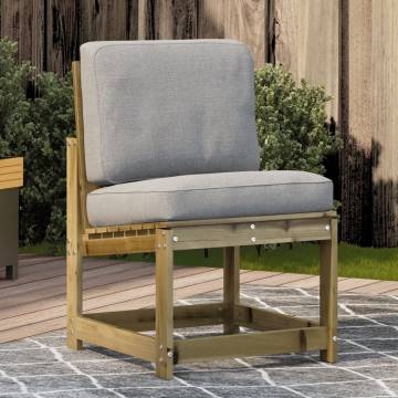 Garden Chair 50.5x55x77 cm | Impregnated Pine Wood - HipoMarket