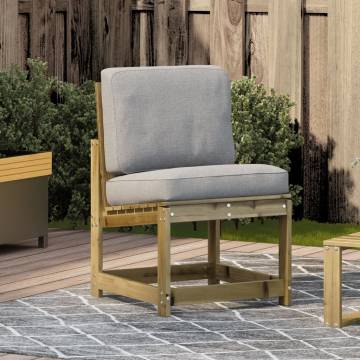 Garden Chair 50.5x55x77 cm | Impregnated Pine Wood - HipoMarket