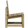 Garden Chair 50.5x55x77 cm | Impregnated Pine Wood - HipoMarket