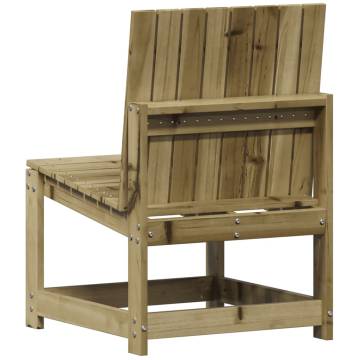 Garden Chair 50.5x55x77 cm | Impregnated Pine Wood - HipoMarket