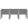 Garden Planter with Legs - Light Grey 120x40x42 cm | HipoMarket