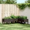 Garden Planter with Legs Brown 160x120x42 cm PP Colour brown Size 160 x 120 x 42 cm Quantity in Package 1 