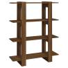 Book Cabinet/Room Divider Brown Oak 100x30x123.5 cm | Hipomarket