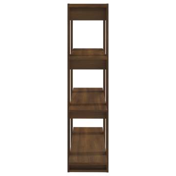 Book Cabinet/Room Divider Brown Oak 100x30x123.5 cm | Hipomarket