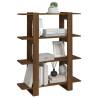 Book Cabinet/Room Divider Brown Oak 100x30x123.5 cm | Hipomarket