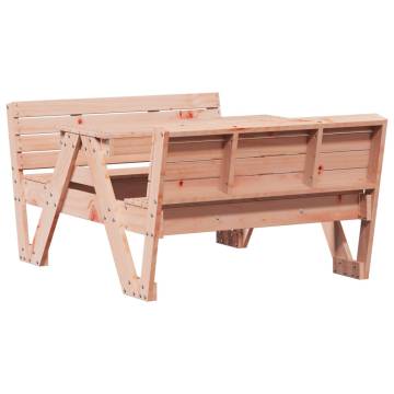 Kids Picnic Table - Solid Douglas Wood - 88x122x58 cm